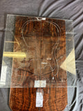 #1641 figured walnut back/side set