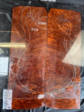 #1816 redwood burl Instrument set