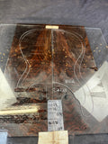 #1531 figured Bastogne walnut Instrument set