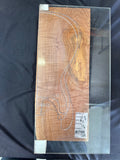 #1488 curly maple Instrument billet
