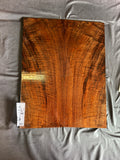#1650 curly claro walnut instrument set