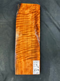 #2076 curly redwood Instrument billet