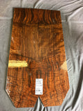 #1640 figured walnut back/side set