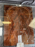 #1653 curly claro walnut Instrument set