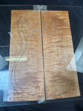 #1896 curly maple Instrument set