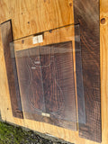 #1412 Curly Walnut B/S Set