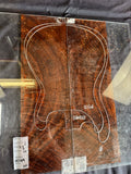#1644 exotic grade curly walnut Instrument set