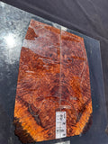 #1666 redwood Burl Instrument set
