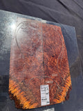 #1664 redwood Burl Instrument set