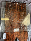 #1639 figured walnut back/side set