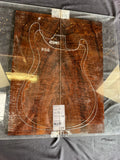 #1651 curly claro walnut Instrument set