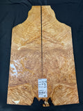 #1854 quilted maple burl Instrument set
