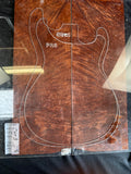 #1813 redwood burl Instrument set