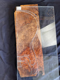 #1509 Spalted maple Burl instrument billet