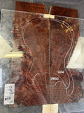 #1539 feathered claro walnut Instrument set
