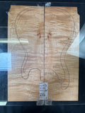 #1858 curly maple Instrument set