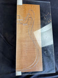 #1562 curly maple Instrument billet
