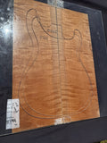 #1594 curly maple Instrument set