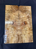 #1762 figured Myrtle-wood instrument set