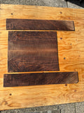 #1412 Curly Walnut B/S Set