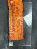 #2076 curly redwood Instrument billet