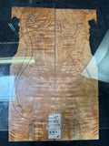 #1862 quilted maple instrument set