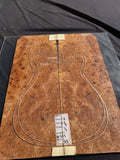 #1525 maple Burl Instrument set