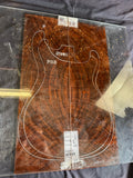 #1644 exotic grade curly walnut Instrument set