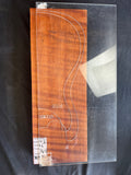 #2085 curly redwood Instrument billet