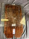 #1640 figured walnut back/side set