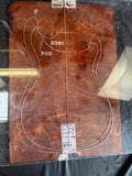 #1815 redwood burl Instrument set