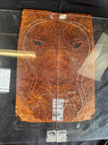#1712 redwood burl Instrument set