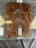 #1575 feathered claro walnut Instrument set