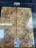 #1700 curly myrtle burl Instrument set
