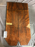 #1638 figured walnut back/side set