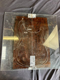 #1636 curly claro walnut Instrument set