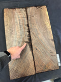 #1532 curly Bastogne walnut instrument set