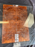 #1708 redwood burl Instrument set
