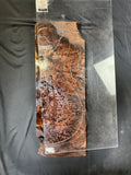 #2121 walnut Burl Instrument billet