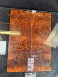 #1715 redwood burl Instrument set