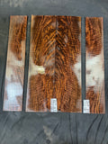 #2028 figured walnut back and side set