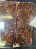 #2097 curly walnut Instrument set