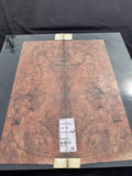 #1522 maple burl Instrument set