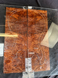 #1707 redwood Burl Instrument set