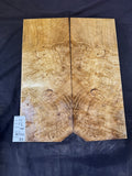 #1754 figured myrtle-wood instrument set
