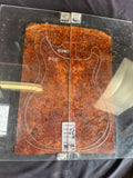 #1706 redwood Burl Instrument set