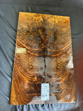 #1579 feathered Bastogne walnut Instrument set