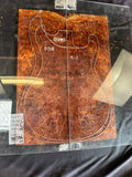 #1706 redwood Burl Instrument set
