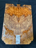 #1822 Spalted maple burl Instrument set