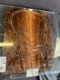 #1591 curly Bastogne walnut Instrument set